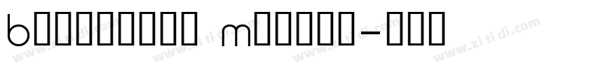 Brockmann Medium字体转换